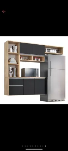 Armário de cozinha compacto 5 portas e 1 gaveta