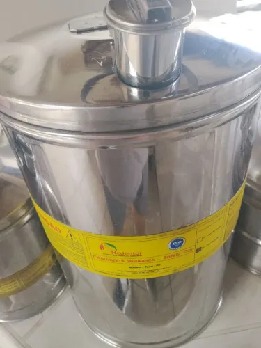Container anti explosão de inox para armazenar combustível