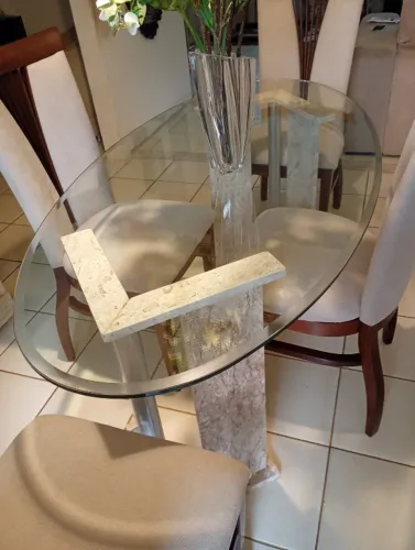 Tampo de Mesa de Vidro 