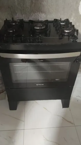 Fogão mesa de vidro