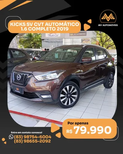 Nissan Kicks SV 1.6 16V Flexstar 5P Aut. 2019