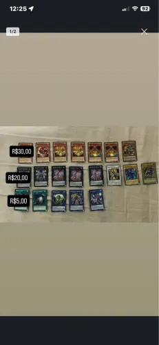 Yu-Gi-Oh! 20 Cartas Originais Inglês