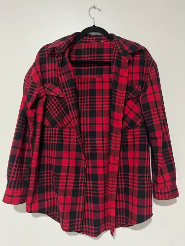 Camisa Quadriculada Feminina