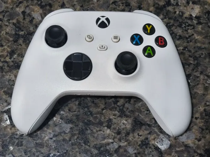 Controle Xbox Séries white robot Original Branco