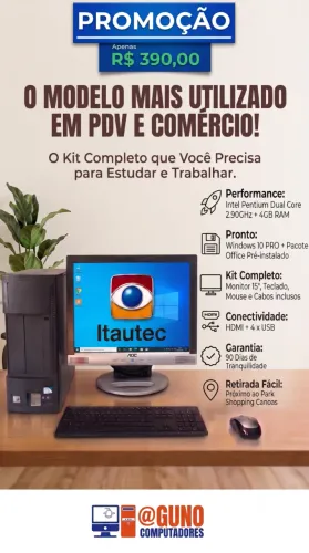 Computador Completo 3ª Geração + HDMI