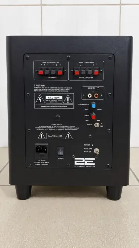 Subwoofer Ativo 2E 8 polegadas 100w amplificado
