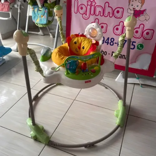Jumper Centro Atividades Fisher price, Regulagem de Altura (Não musical) Estofado higieniz