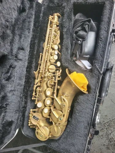 Sax soprano curvo Scavone + 2 boquilhas (Não é chinês)