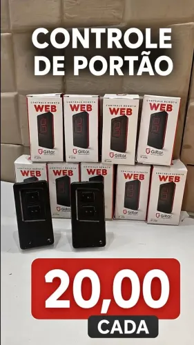 CONTROLE PARA MOTOR DE PORTÃO DE GARAGEM UNIVERSAL, GILTAR WEB