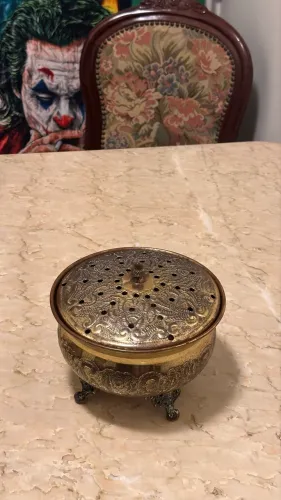 Incensário em Latão 
