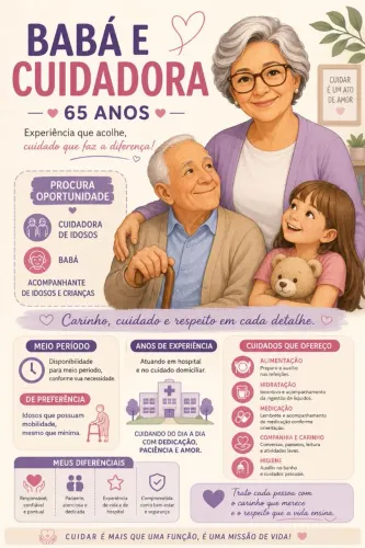 ? BABÁ E CUIDADORA