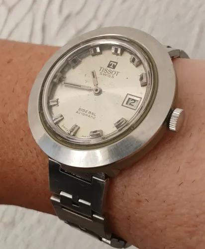 Relógio Tissot Sideral Automático suíço anos 70 raro exemplar de coleção 40mm