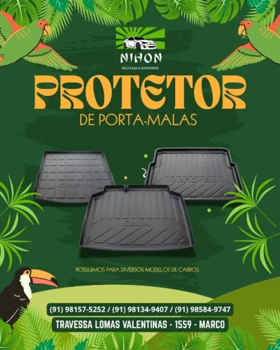 Protetor tapete para porta-malas