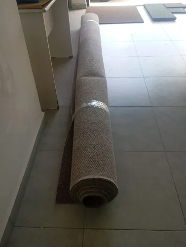 Piso Carpete Boucle kapazi 7cm bege 4m x 3m peca única