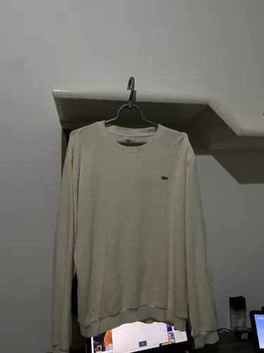 Suéter / Casaco de Tricô Lacoste (Off-white / Creme)