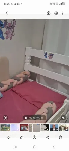 Cama Madeira maciça Solteiro