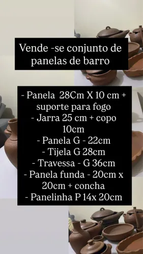 Panelas de barro