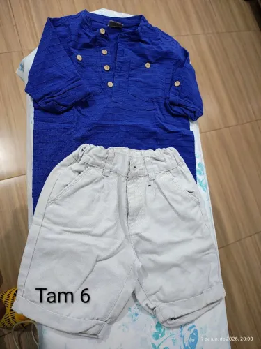 Conjunto camisa e bermuda