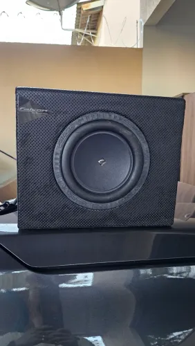Kit c/ Tweeter + 2 x Alto Falantes + Caixa amplificada Falcon