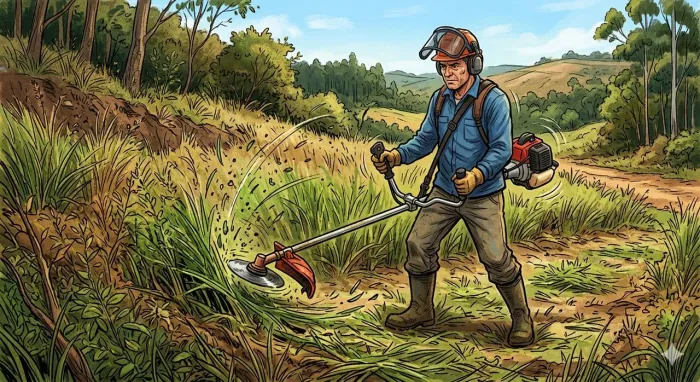 Limpa terreno roçar mato