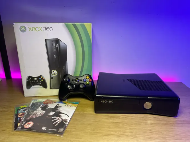 XBOX 360 Completo na Caixa com Jogos e Garantia