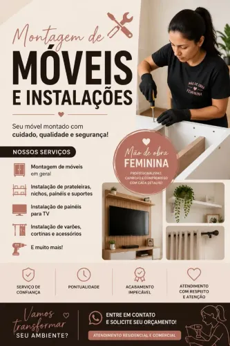Montadora de móveis.