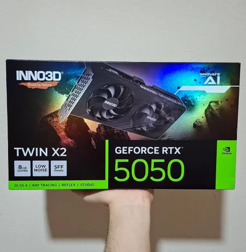 Placa de Vídeo Inno3d Geforce RTX 5050 Twin X2 8GB, 128bits, GDDR6