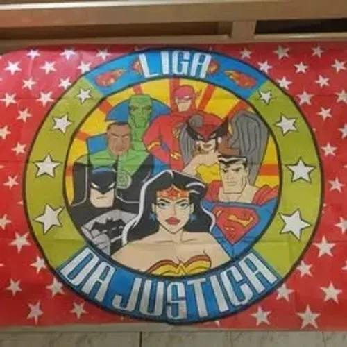 Painel Para Festa - Liga Da Justiça