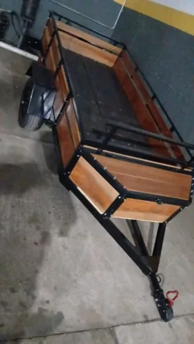 Carretinha reboque Usada uma vez