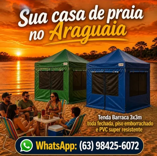 Tenda Barraca 3x3 metros ! Nova