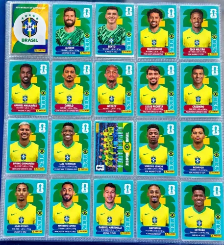 Figurinhas Brasil copa 2026