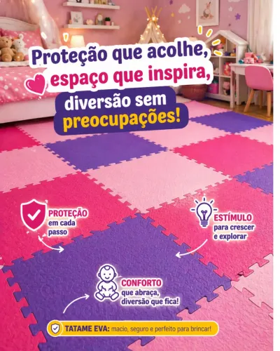 Tatame EVA 50x50 - 10mm  O Tatame EVA 50x50 de 10mm 