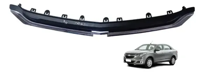 Grade Superior Parachoque Dianteiro Chevrolet Cobalt 16 20 Preto Brilhante