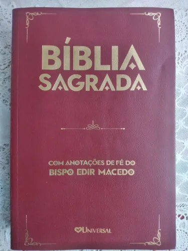 Bíblia Sagrada com anotações de fé