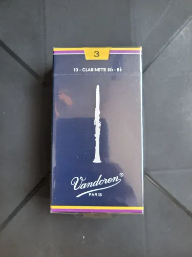 Caixa de palheta para clarinete Vandoren N° 3