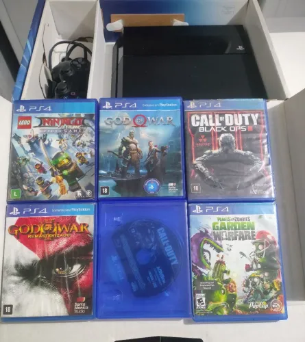 Playstation 4+ 7 jogos mídia física