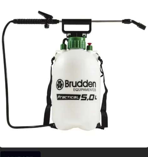 Pulverizador costal lateral 5 litros compressão previa