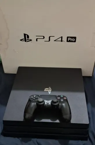 Ps4 pro 1tb último modelo acompanha 1 jogo 1 controle original