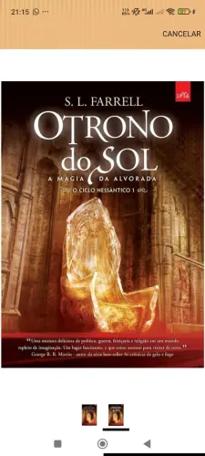 Livro trono do sol volume 1
