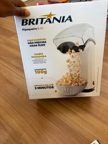 Britânia Pipoqueira, Pop Time, Branca, 220v