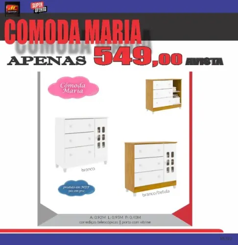 COMODA MARIA MDF PROMO