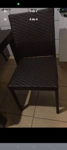 Mesa na fibra sintética 