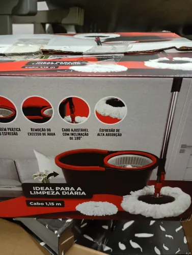 Mop Giratório 8 Litros novo só os 3 Restante 