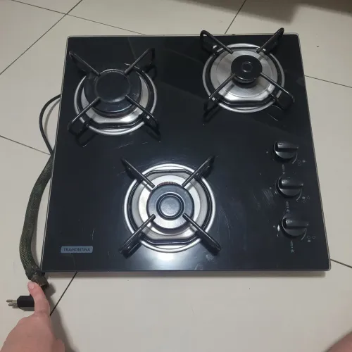 Cooktop Tramontina 2019 - 3 bocas - Super bem conservado!!!!
