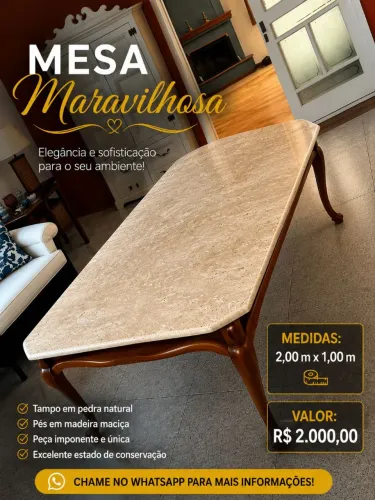 Mesa maravilhosa 2 por 1