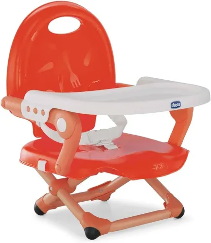 Assento Pocket Snack Poppy Mandarino - Chicco<br>Assento Pocket Snack Poppy Red - Chicco