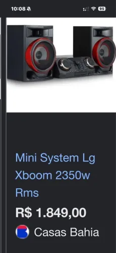 Mini System LG XBOOM 2350w