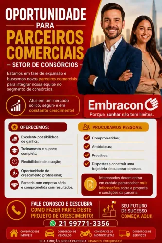 OPORTUNIDADE DE EMPREGO