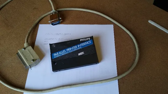 MSX - CARTUCHO PARALLEL PRINTER INTERFACE - COM CABO