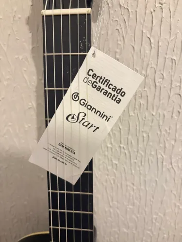Violão Giannini NF-14 CEQ BK Flat Eletroacústico Novo + Capa e Nota Fiscal